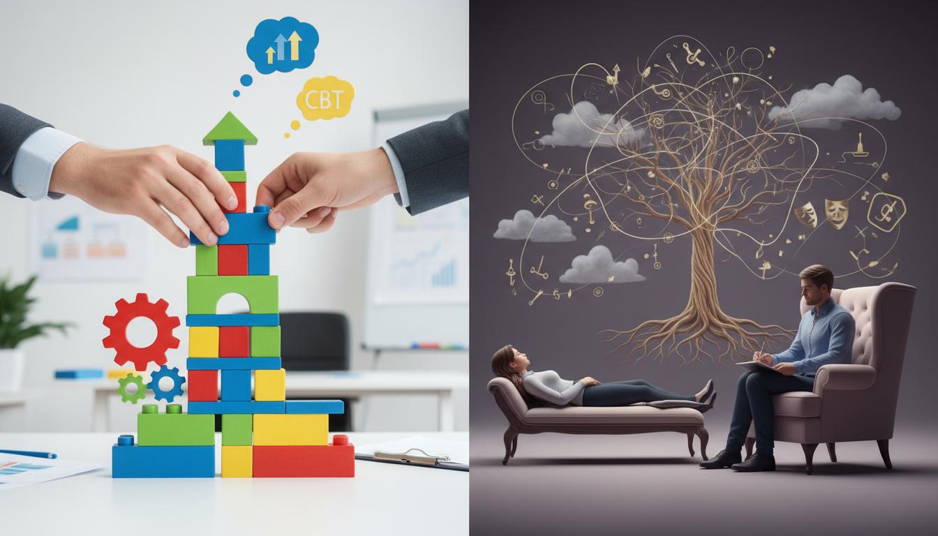 Różnice między terapią poznawczo-behawioralną a psychoanalizą: przewodnik