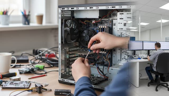 Samodzielna naprawa komputera czy serwis: co wybrać i kiedy?