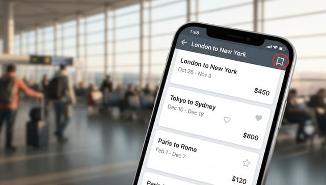 How to Save Preferred Flight Searches for Easier Booking on Futureflights.ai