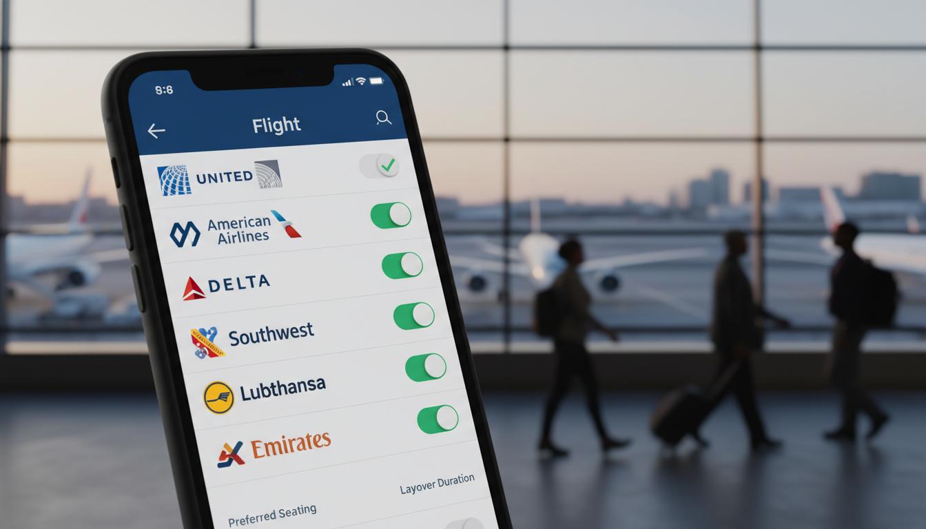 How to Search Flights by Airline Preference on Futureflights.ai