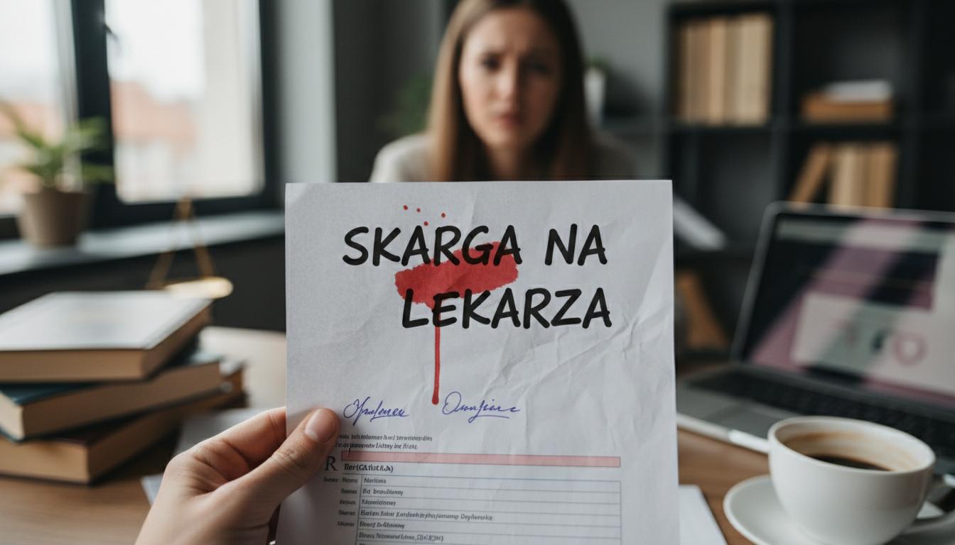 Skarga na lekarza: jak ją złożyć i czego oczekiwać