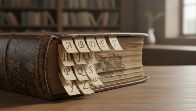 Skorowidz alfabetyczny: praktyczny przewodnik dla efektywnych zakupów