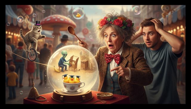 Śmieszne przepowiednie: jak humor zmienia spojrzenie na przyszłość