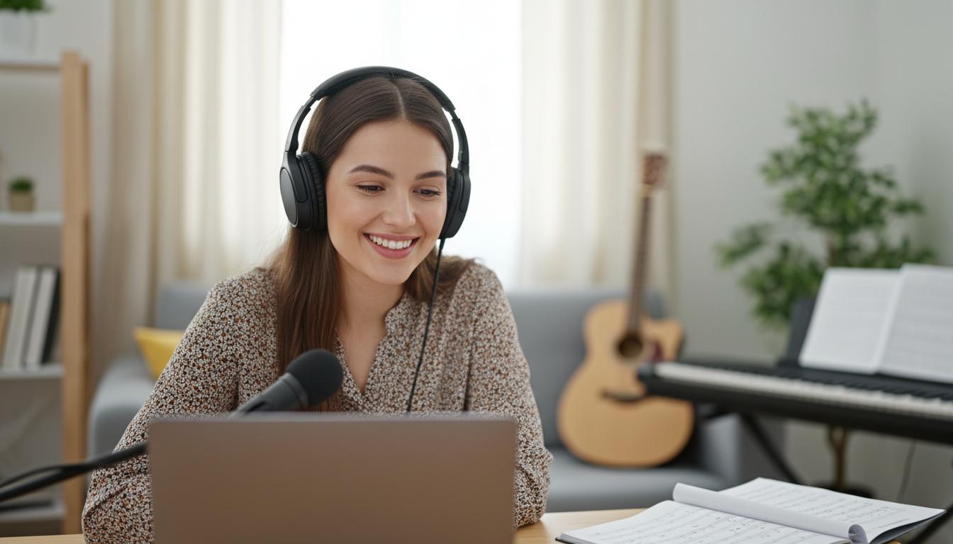 Śpiew online korepetycje: jak skutecznie rozwijać głos przez internet