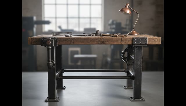 Stół industrialny: praktyczny przewodnik po stylu i funkcjonalności