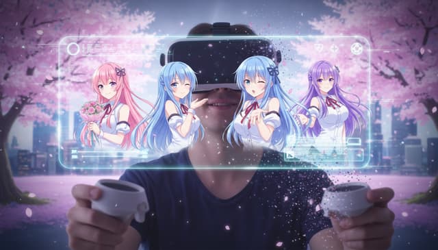 Symulator randek anime VR: jak działa i co oferuje dziewczyna.ai