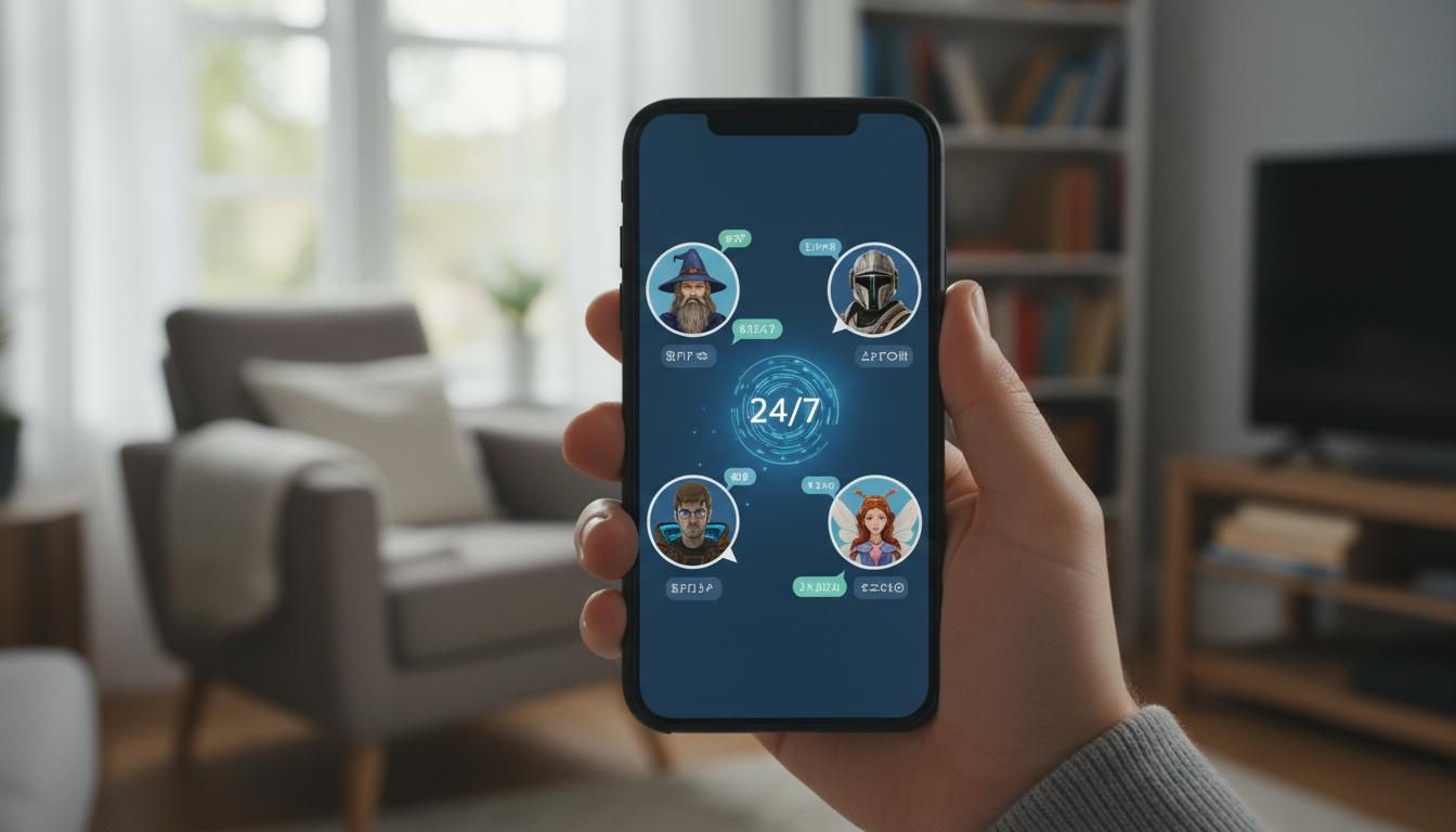 Symulator rozmów z fikcyjnymi postaciami 24/7: jak to działa?