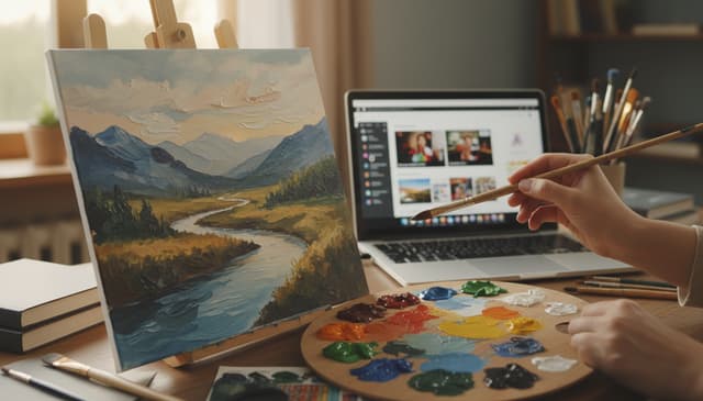Techniki malarskie online: praktyczny przewodnik dla początkujących