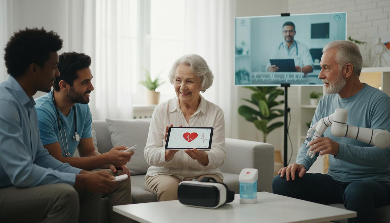 Technologia a zdrowie seniorów: jak nowoczesne rozwiązania wspierają opiekę