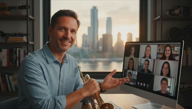 Trąbka online korepetycje: jak skutecznie uczyć się muzyki zdalnie