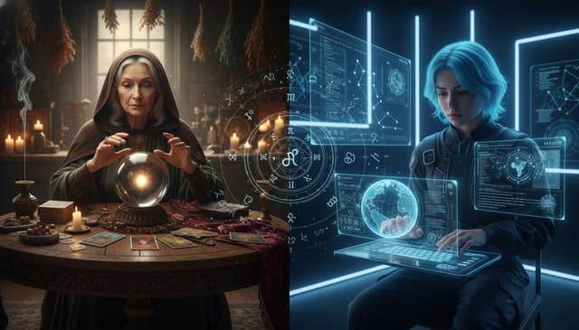Tradycyjne wróżby vs online: przewodnik po nowoczesnych metodach
