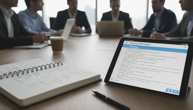 Transkrypcja do dokumentacji spotkań: praktyczny przewodnik