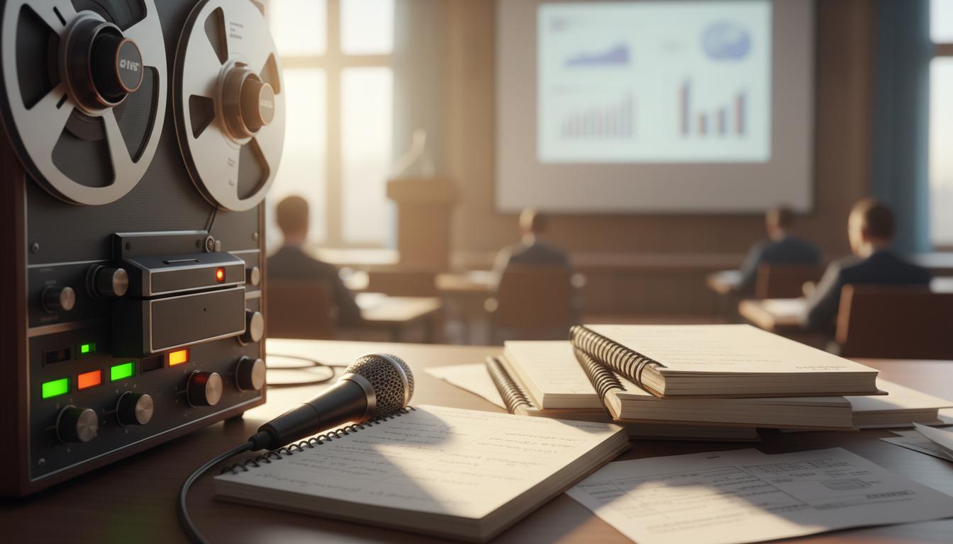 Transkrypcja nagrań z konferencji naukowych: praktyczny przewodnik