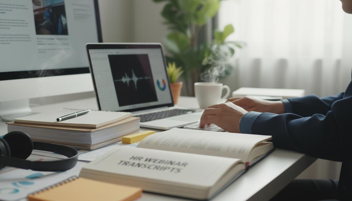 Transkrypcja nagrań z webinarów HR: praktyczny przewodnik dla firm