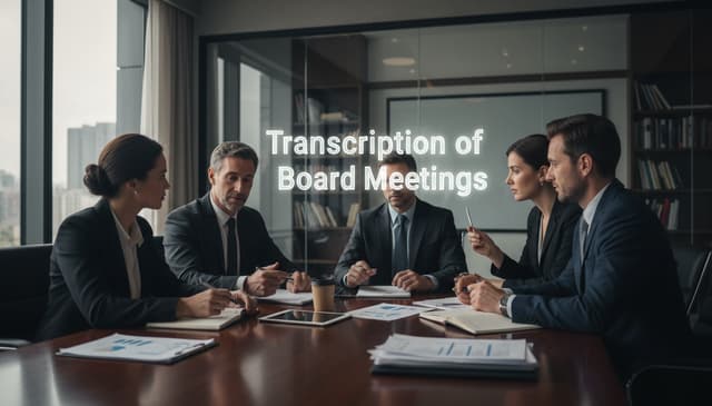 Transkrypcja spotkań zarządu: praktyczny przewodnik dla firm