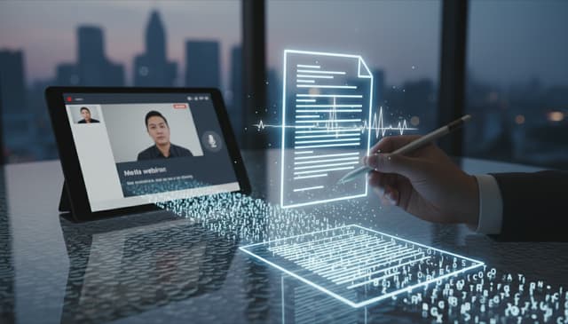 Transkrypcja webinaru na dokument tekstowy: praktyczny przewodnik