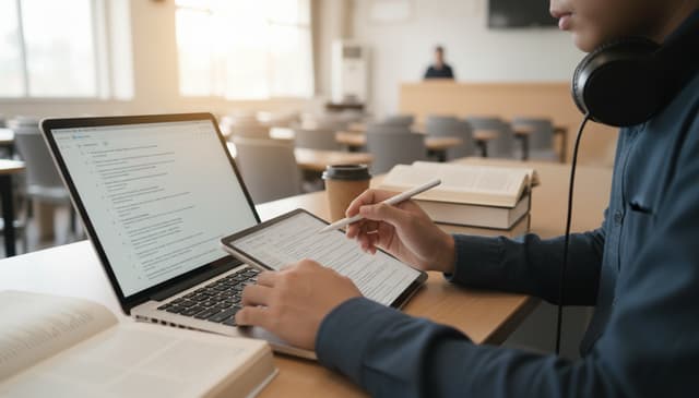 Transkrypcja wykładów akademickich: praktyczny przewodnik dla studentów