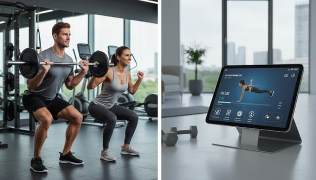 Trener personalny vs aplikacja fitness: co wybrać dla efektywnego treningu?