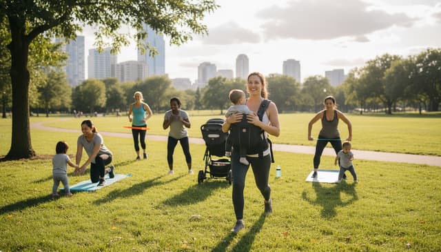 Trening dla mam: jak zadbać o formę po porodzie