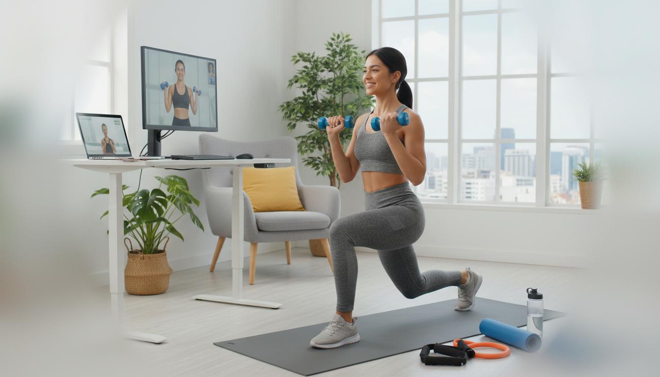 Trening fitness dla osób pracujących zdalnie: praktyczny przewodnik