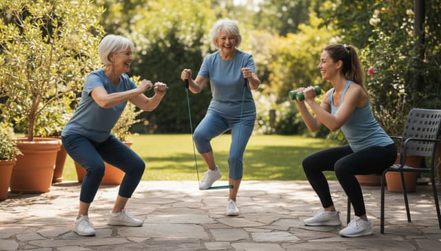 Trening fitness dla seniorów w domu: praktyczny przewodnik