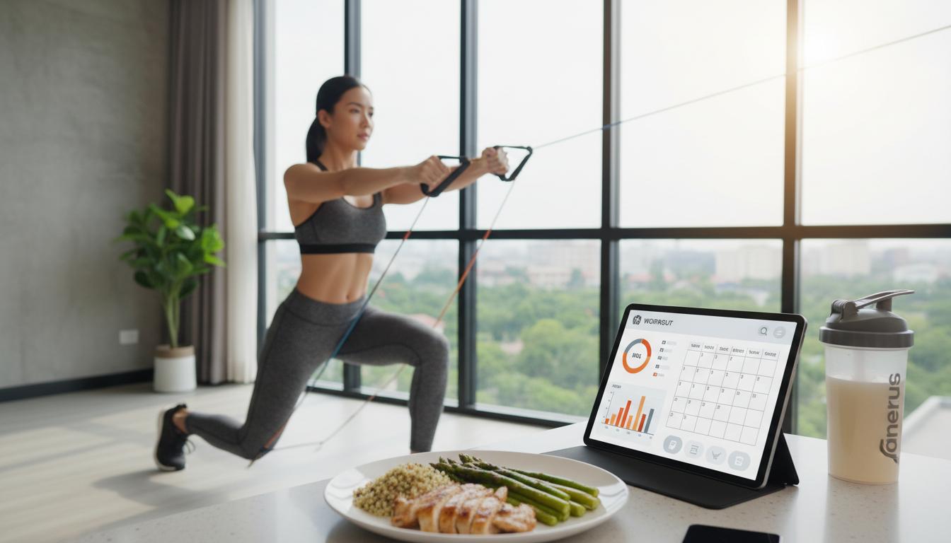 Trening fitness i dieta online: kompletny przewodnik dla początkujących