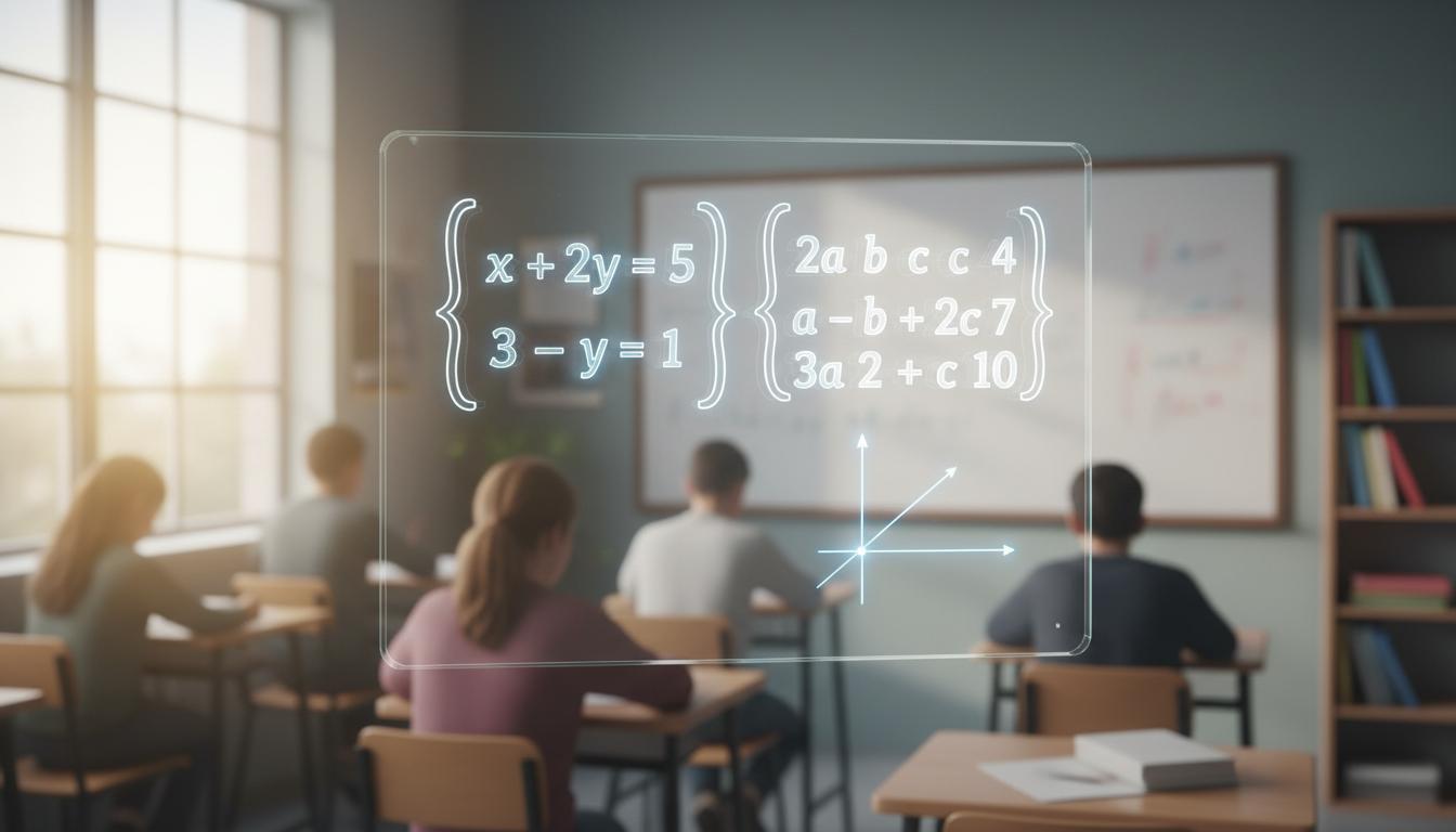 Układy równań online: jak skutecznie rozwiązywać zadania krok po kroku