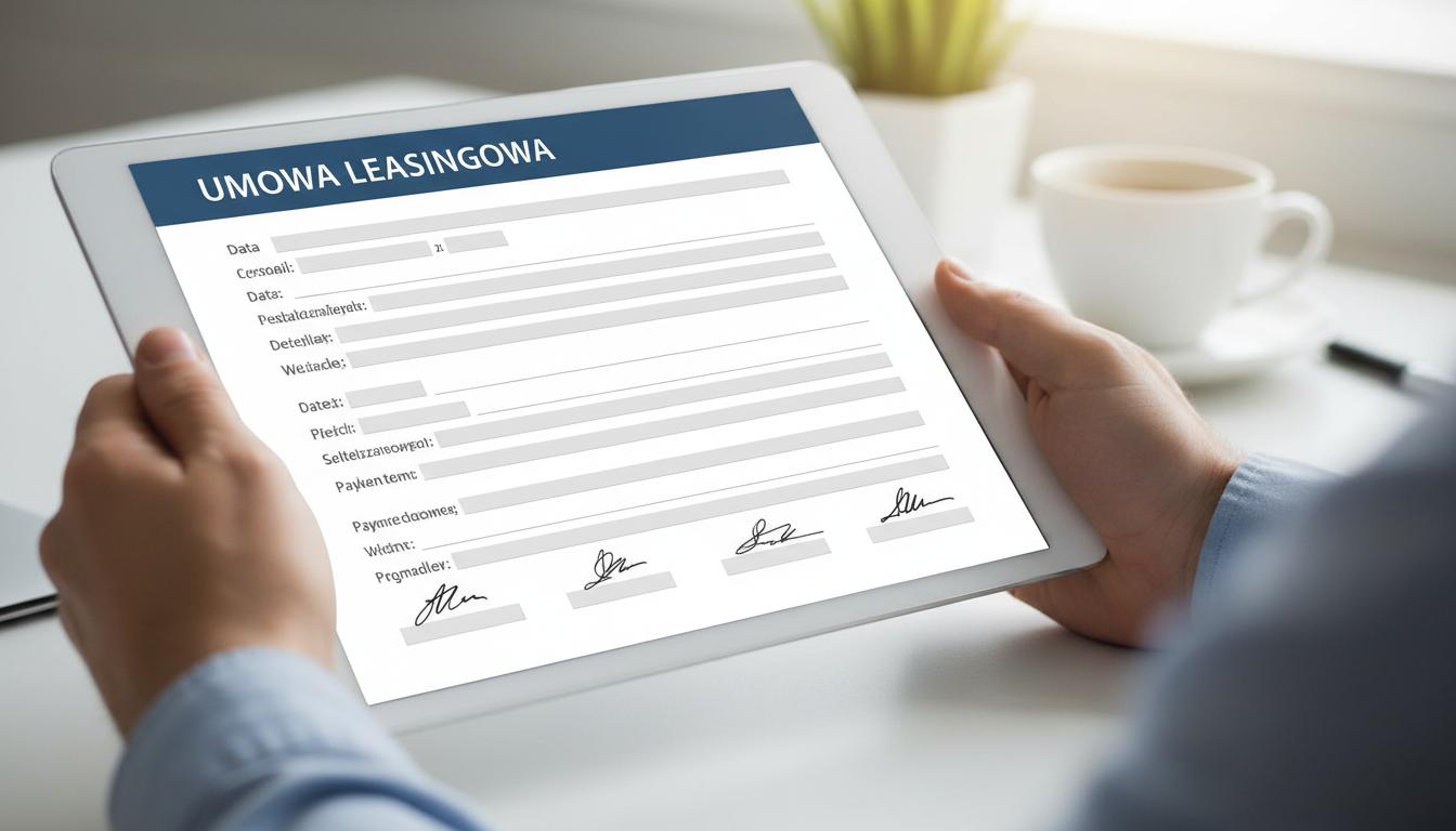 Umowa leasingowa wzór online: praktyczny przewodnik dla przedsiębiorców