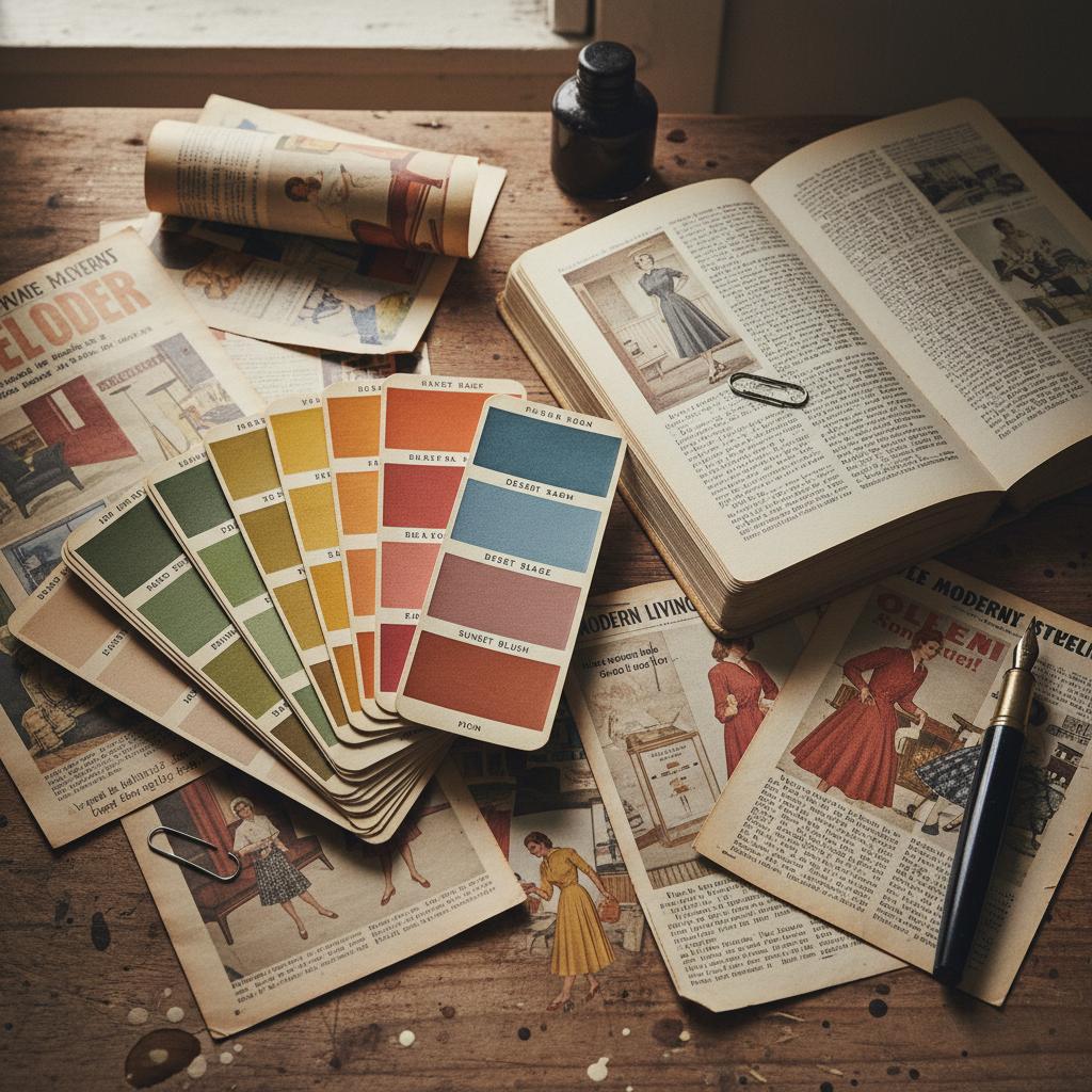 Historyczna paleta barw używana w analizie kolorystycznej w Polsce