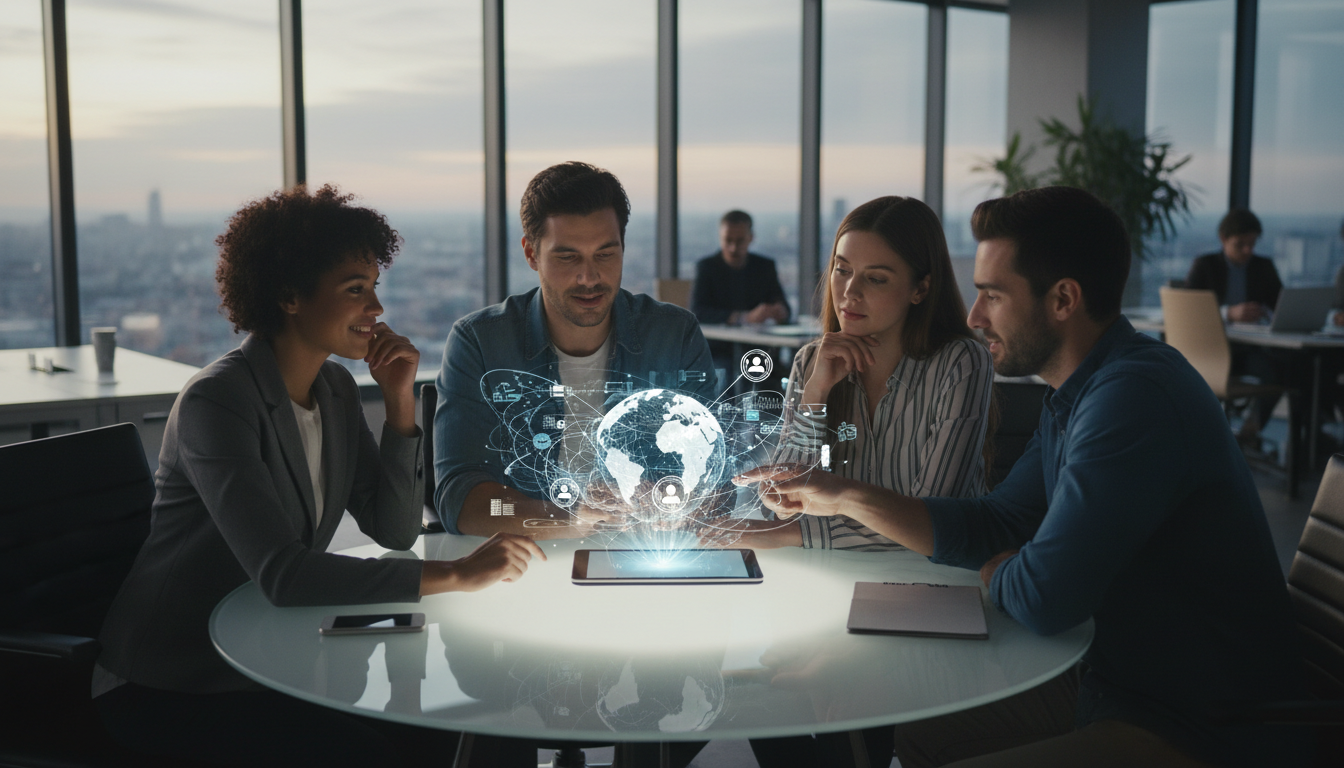 Virtual Enterprise Collaboration Assistant or Coworker on a Leash?