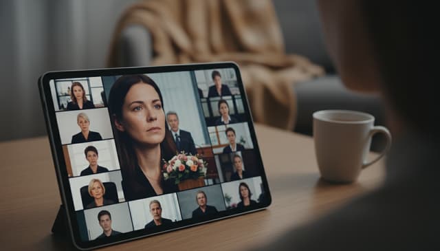 Virtual Funeral Attendance: Adapting Grief to a Digital World