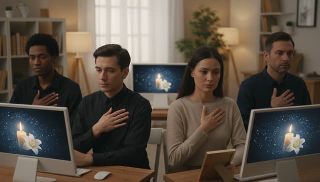 Virtual Memorial Ceremony Etiquette: Practical Guide for Meaningful Tributes