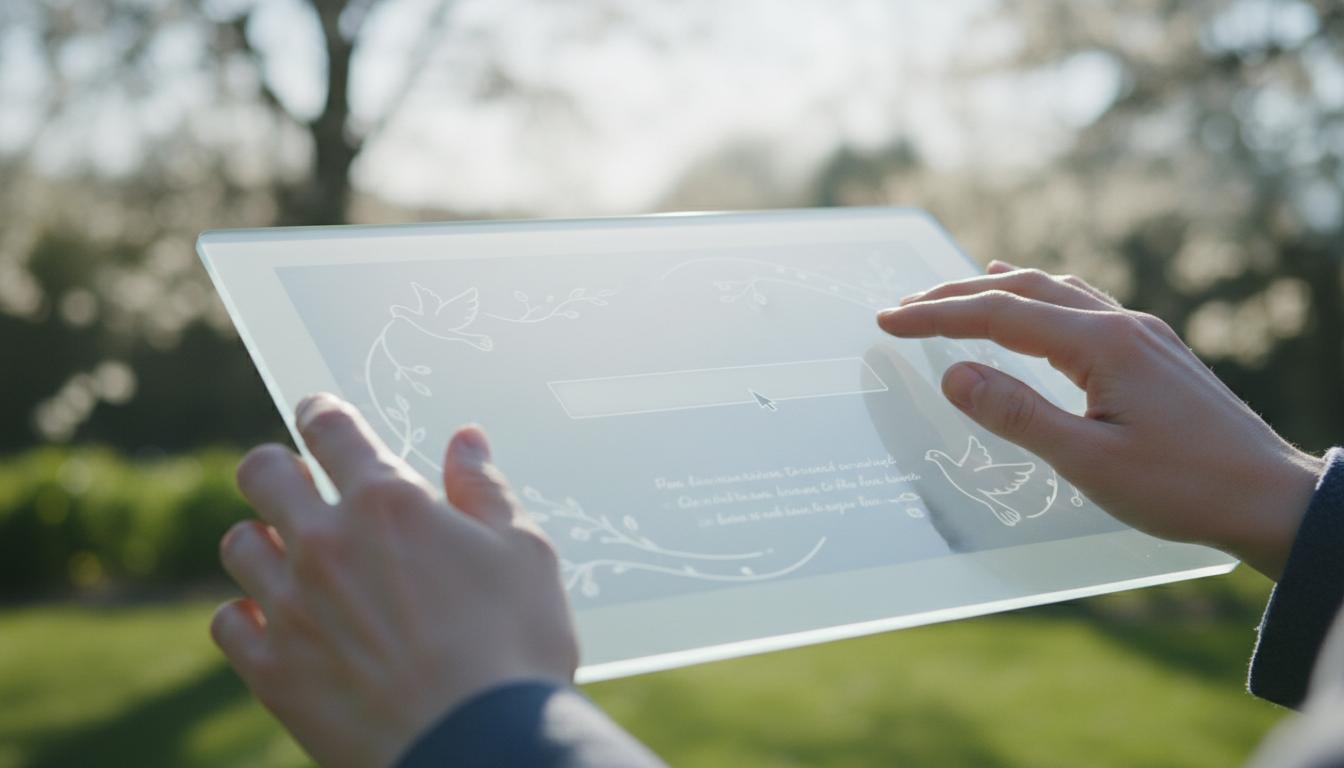 How to Write a Meaningful Virtual Memorial Condolence Message