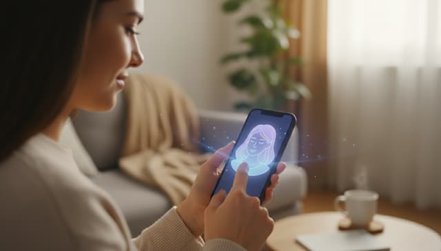 Virtuelle Freundin Emotional Begleiten: Kostenlose App von Freundin.ai Nutzen