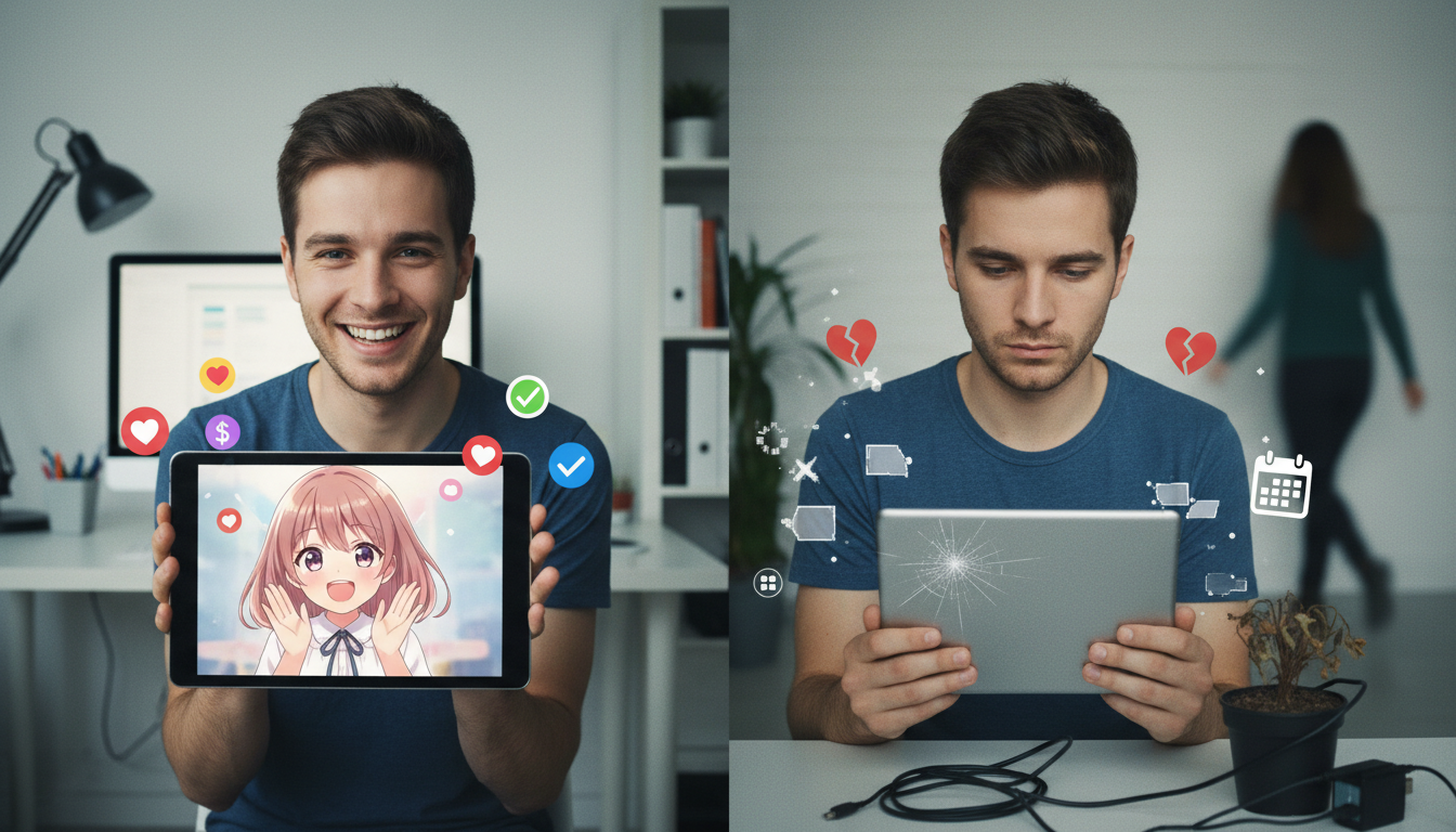 Virtuelle Freundin Vor- und Nachteile: Echte Nähe oder KI-Ersatz?