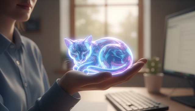 Virtuelle Katze Als Effektive Methode Zur Stressbewältigung