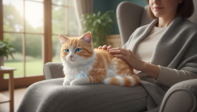 Virtuelle Katze für Patienten mit Angststörungen: Wie Sie Hilft
