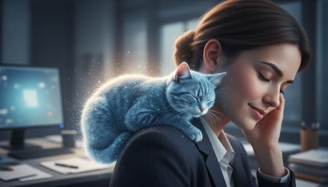 Virtuelle Katze für stressige Berufsphasen: So hilft digitale Entspannung