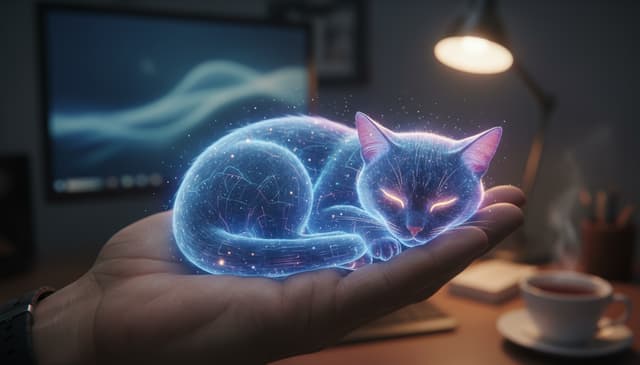 Virtuelle Katze für stressige Phasen: Entspannung mit digitaler Begleitung