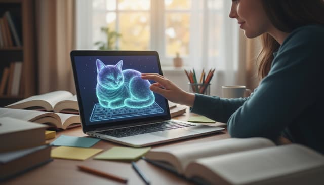 Virtuelle Katze Gegen Prüfungsstress: Wie Digitale Begleiter Helfen Können