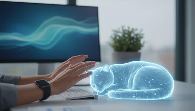 Virtuelle Katze Zur Stressreduktion im Büro: Praktische Anwendung und Nutzen