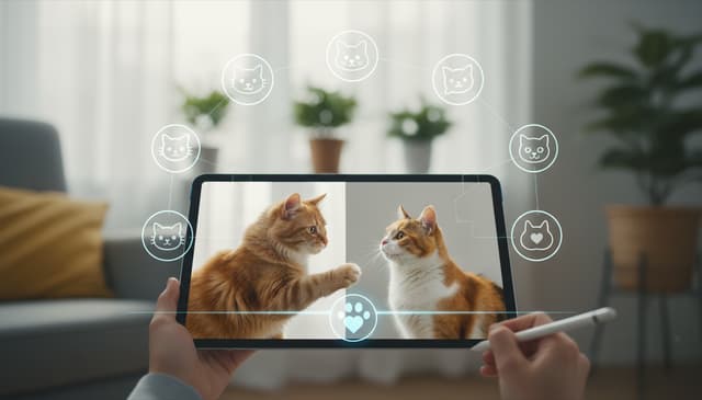 Virtuelle Katzenfreundschaft: die Neue Community Plattform von Katze.ai