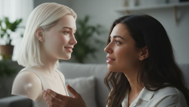 Virtuelle Partnerin: Echte Emotionale Gespräche Verstehen und Erleben