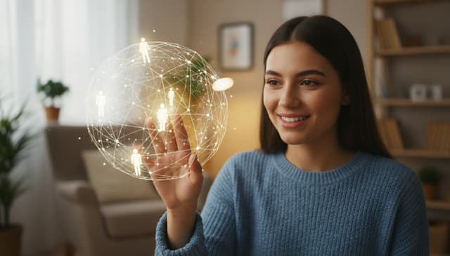 Wie eine Virtuelle Partnerin Soziale Interaktion Verbessern Kann