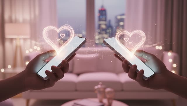 Virtuelle romantische Gespräche flexibel: so gelingt die digitale Nähe