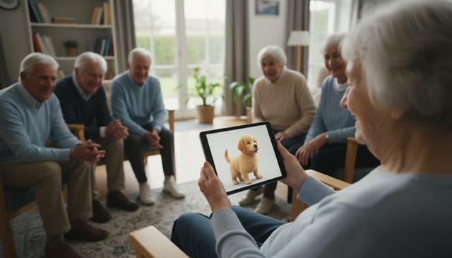 Virtuelle Tiere für Pflegeheime: Wie Hund.ai das Wohlbefinden Steigert