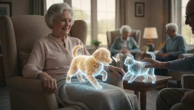 Virtuelle Tiere für Seniorenheime: Wie Sie das Wohlbefinden Fördern