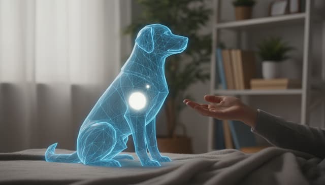 Virtueller Hund als psychologische Unterstützung: wie es funktioniert