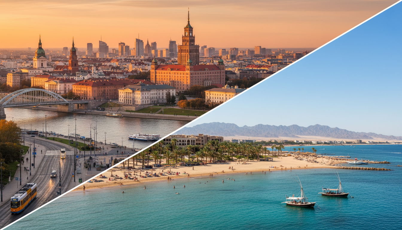 Warszawa Hurghada bez chaosu: wybór lotu, który się opłaca