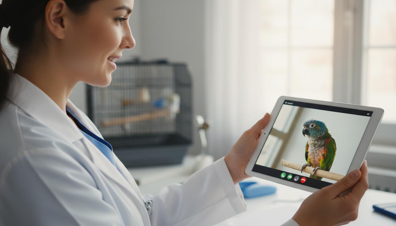 Weterynarz dla ptaków online: jak skorzystać z konsultacji zdalnej